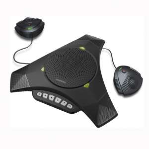 Meeteasy MVOICE 8000 EX-B Expandable Bluetooth Speakerphone for Softphone and Mobile Phone Conference Call