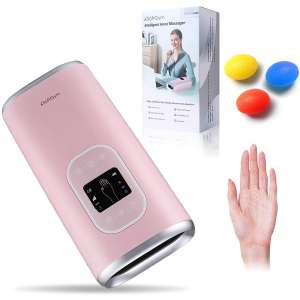 Cordless Electric Hand Massager Machine with Heating - Compression Air Pressure Point Therapy Massager for Arthritis, Carpal Tunnel