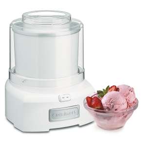 Cuisinart ICE-21 1.5 Quart Frozen Yogurt-Ice Cream Maker (White)