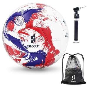 SHOKE Water-Resistant FIFA Level Performance Soccer Ball Size 5
