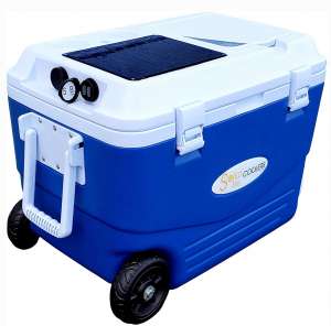 Solar Life END of Summer Sale Cooler -SELF Charging! Labor Charges Phones, iPhones, Android, Tablets - Ice up to 5 Days