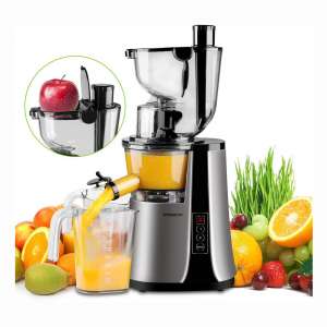Wide Chute Slow Masticating Juicer Picberm PB2210B Cold Press Juicer Extractor with Two Speed Modes, Juicer Machine for Higher Nutrient Fruit and Vegetable Juice