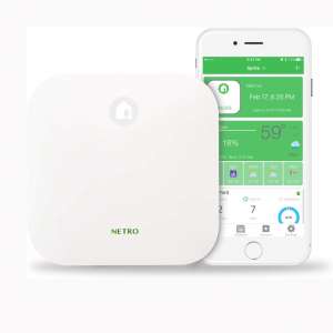 Netro Smart Sprinkler Controller, WiFi, Weather aware, Remote access, 12 Zone, Compatible with Alexa