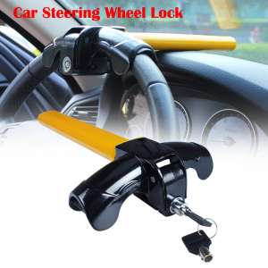 EFORCAR 1 PCS Universal Anti-Theft Car Steering Wheel Lock