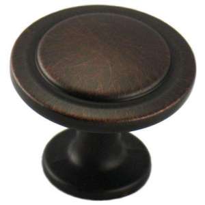 Cosmas 5560ORB Oil-Rubbed Cabinet Round Knob - 25 Pack
