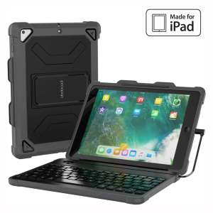 dodocool iPad Keyboard Case for iPad 9.7 2018 6th Generation Cases with Keyboard [MFi Certified] with Stable Wired Connection,