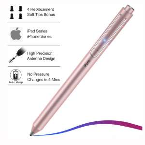 Stylus Pen for iPad, XIRON Active Capacitive Rechargeable iPad Pencil Stylus Digital Pen iPens