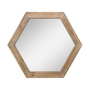 Stonebriar Decorative 24-inches Wood Frame Wall Mount Mirror