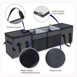 X-cosrack Car Trunk Organizer ,Storage with Insulation Cooler Bags