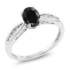 Gem Stone King Diamond Engagement Ring