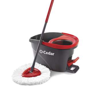 O-Cedar EasyWring Microfiber Floor Cleaning Spin Mop
