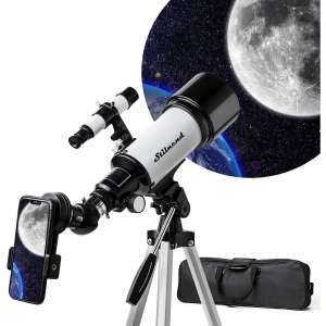 Telescope 70mm Aperture 500mm AZ Mount, Astronomical Refractor Telescope Aperture for Kids Adults & Beginners