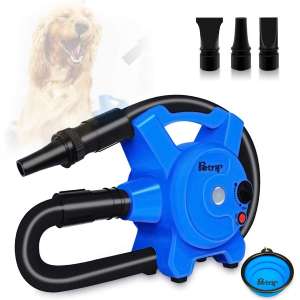 PETRIP Dog Hair Dryer Pet Dryer Professional Grooming Blower Dog Slicker Brush for Large Medium Small Dog Cat