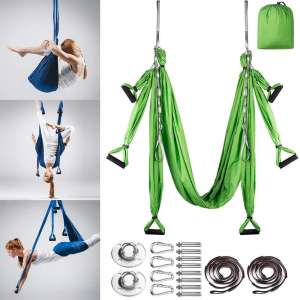 MQSS Silk Aerial Yoga Swing Hammock kit