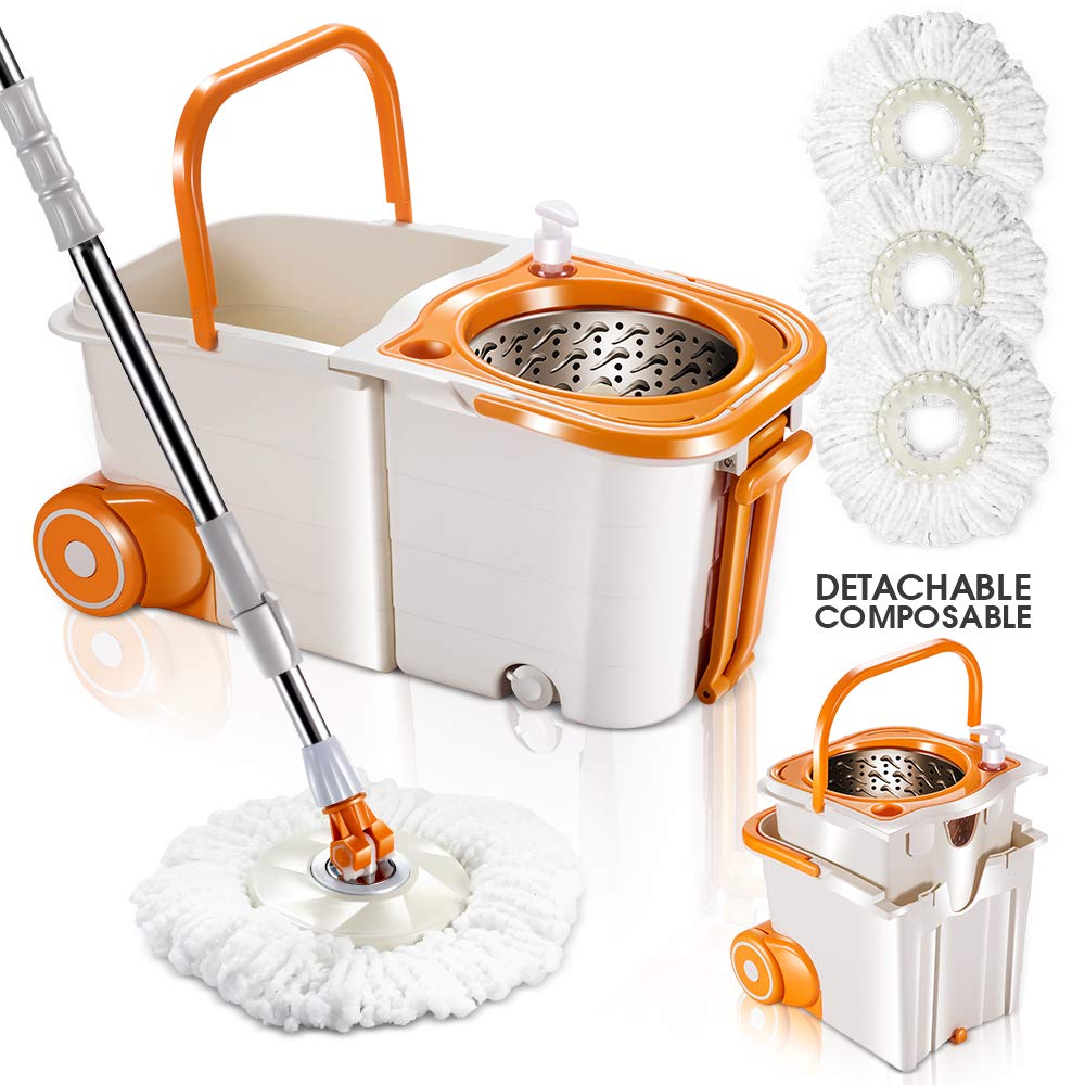 10 Best Spin Mops in 2021 Reviews Spinning Mop and Bucket