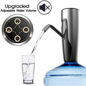 Mlife Water Bottle Pump, Low Noise USB Charging Automatic Drinking Water Pump for Universal 5 Gallon