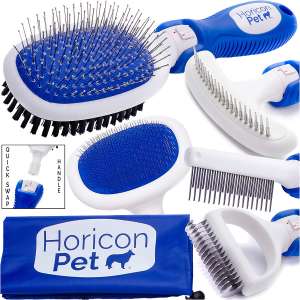 Horicon Pet Premium Dog Grooming Brush Set