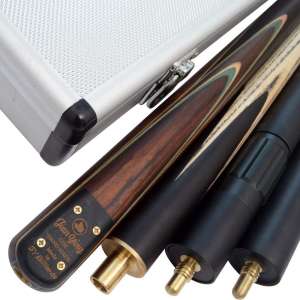 Jian Ying 3:4 Piece 57 inch Pro Handmade Snooker Cue, Case and Extension