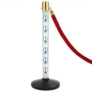 LytePost - The LED Audio Responsible Stanchion. A Better Feel - A Smarter System - A Cooler Environment. Black Base