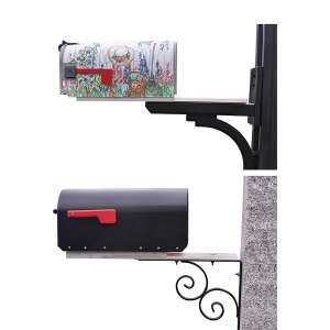 Slide Me Out New Invention Mailbox Extension Bracket
