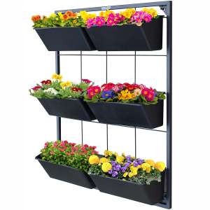 Vertical Garden Wall Planter - Wall Mounted Hanging Planter for for Flowers, Vegetables or Herb Garden