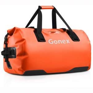 Gonex 40L 60L 80L Waterproof Duffel, Durable Travel Dry Duffle Bag for Kayaking Boating Fishing Outdoor Adventure