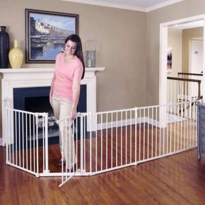 Toddleroo by North States 144 inches long 3-in-1 Metal Superyard wide gate