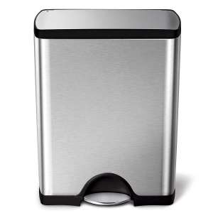 Simplehuman 50L Stainless Steel Kitchen Step Trash Can