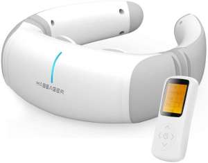 Wireless Neck Massager - 3D Travel Neck Massage Equipment, Six Type of Massage - Use at Home, Car, Office