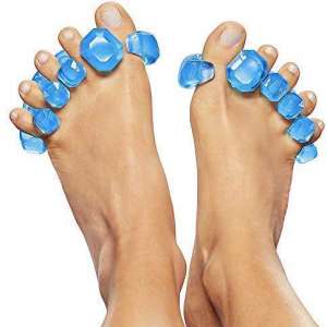 YogaToes GEMS- Gel Toe Stretcher & Toe Separator - America’s Choice for Fighting Bunions, Hammer Toes, More