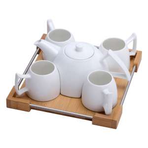 Mini Porcelain Tea Set - Ceramic Teapot Coffee Cup Set