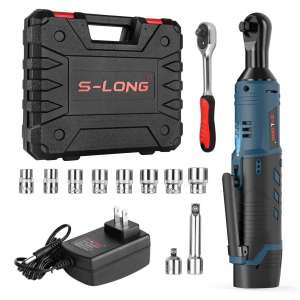 S-Long Electric Ratchet Wrench, Fast Charger
