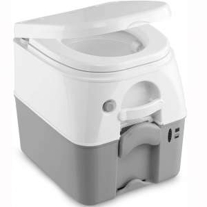 Dometic Gray 5 Gallon 301097606 970 Series Portable Toilet-5.0 Gallon