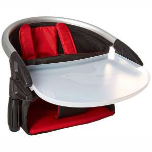 phil&teds Lobster Clip-On Highchair, Red – Award Winning Portable High Chair – Includes Carry Bag and Dishwasher Safe Tray