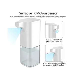 Consumer Electronix Electric Soap Dispenser with Waterproof Base