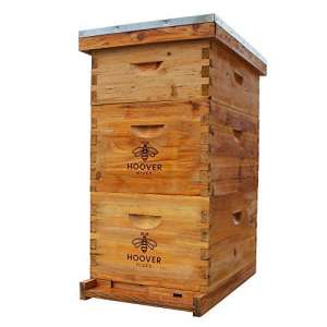 Hoover Hives Natural Bees Wax Coated Hoover Bee Hive Kit