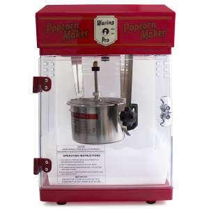 Waring Pro WPM25 Professional Popcorn Poppers Machines, Red