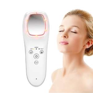 YAVOCOS New Hot Cold Hammer Facial Vibration Massager Face Lift Skin Care Vibrate Facial Remove Wrinkle Spa Beauty Machine Skin Tightening