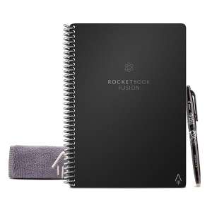 Rocketbook Fusion Smart Notebook - Comes with One Microfiber Cloth