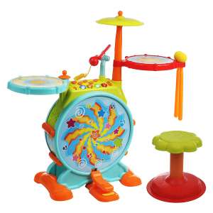 IQ Toys Toddler Drum Set for Kids