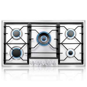 thermomate Gas Range for Home Chefs Cooktop, Recessed Gas Rangetop with High Efficiency Burners
