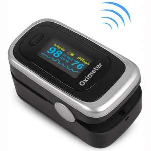 Finger Pulse Oximeter -Blood Oxygen Saturation - Athletic and Aviation Pulse Oximeters, Respiratory Rate, PI Sleep Monitor