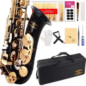 GLORY Black Gold 11 Reeds 8 Pads Cushions Saxophone