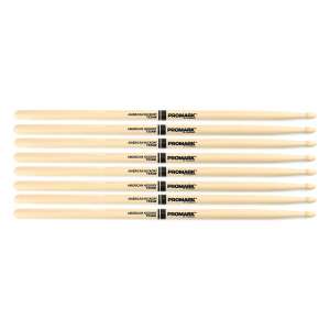 ProMark Hickory Classic 5A Drumsticks 4 Pairs Pack
