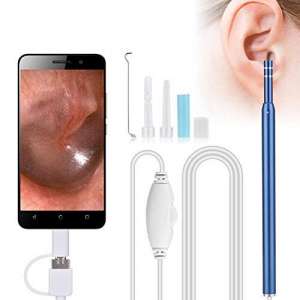 RedSuns USB Ear Camera with 6 LED Lights for Kids Otoscope Ear Cleaning Camera with Earwax Removal Tools Ear Endoscope