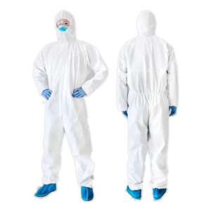 Giolshon 2 Pieces Disposable Protective Coveralls Suit Set