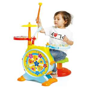 Prextex Kid’s Electric Toy Drum for Kids