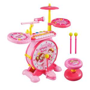 Reditmo Toy Drum Set for Kids with Piano Keyboard