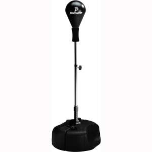 Tech Tools Punching Bag Reflex Boxing Bag with Stand, Height Adjustable - Freestanding Punching Ball Speed Bag
