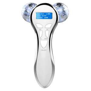 4D Microcurrent Facial Massager Roller, Electric Rechargeable Face Lift Beauty Roller Body Massage for Anti Aging Wrinkles